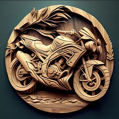 3D модель Suzuki Bandit 650S (STL)